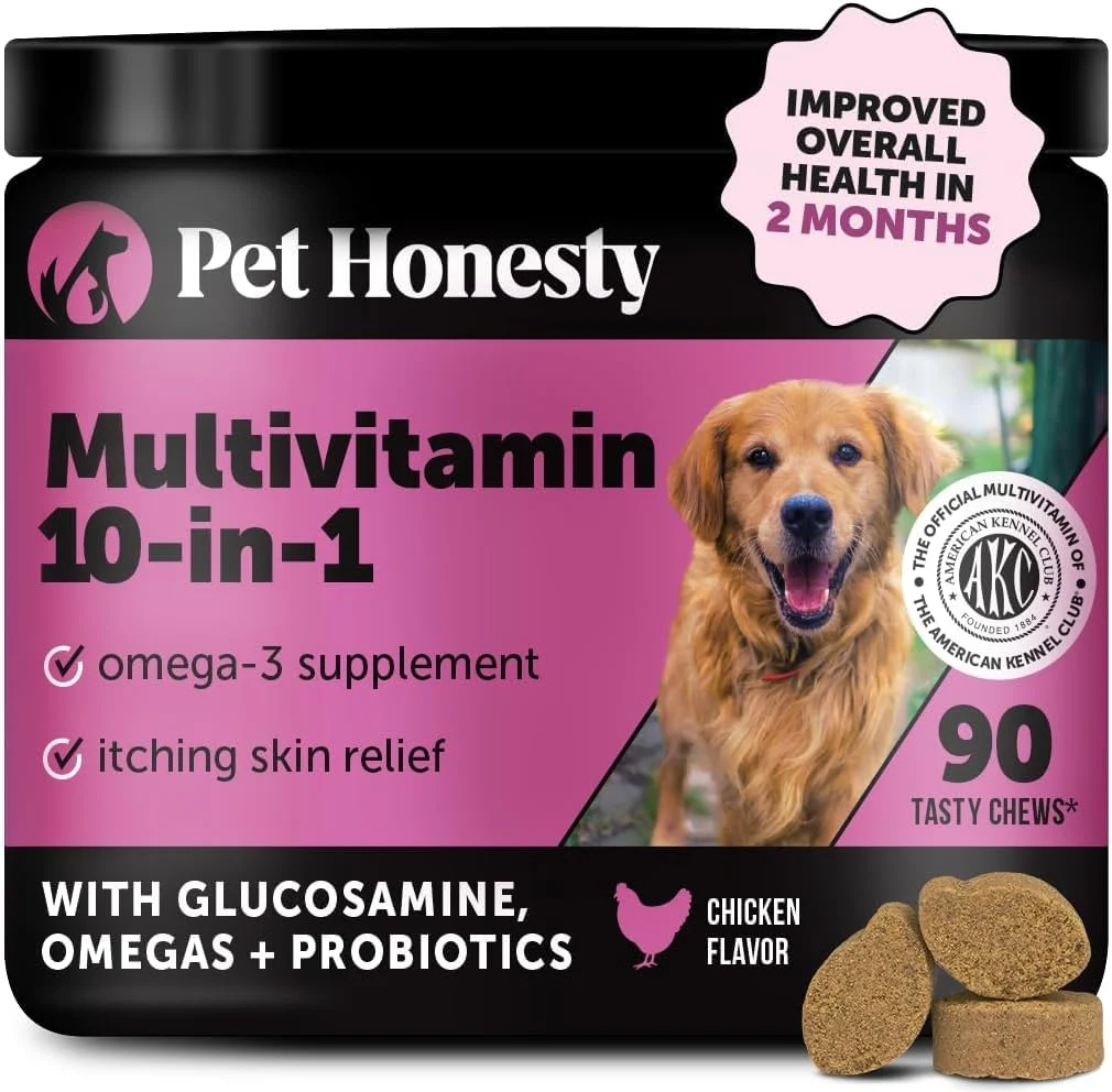 Pet Honesty Multivitamin Dog Supplement, Glucosamine Chondroitin for Dogs