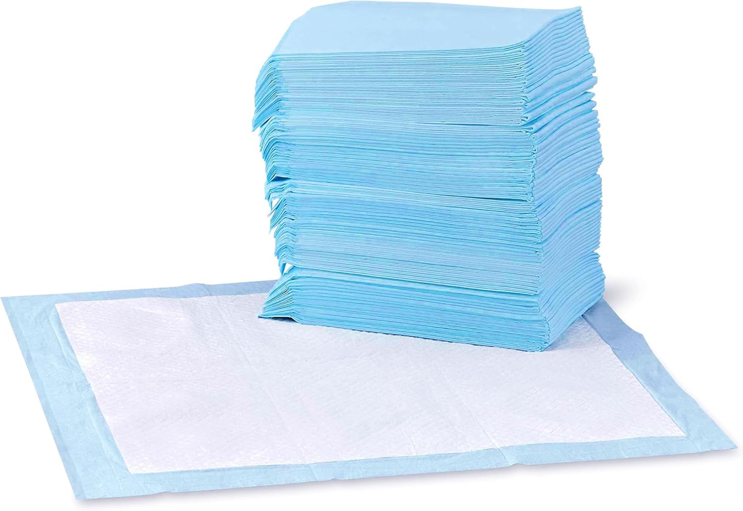 Amazon Basics Dog and Puppy Pee Pads with Leak-Proof Quick-Dry Design for Potty Training